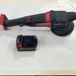 Milwaukee Random Orbital Polisher, With M18 Red Lithium XC 5.0 Battery, In Great Condition 