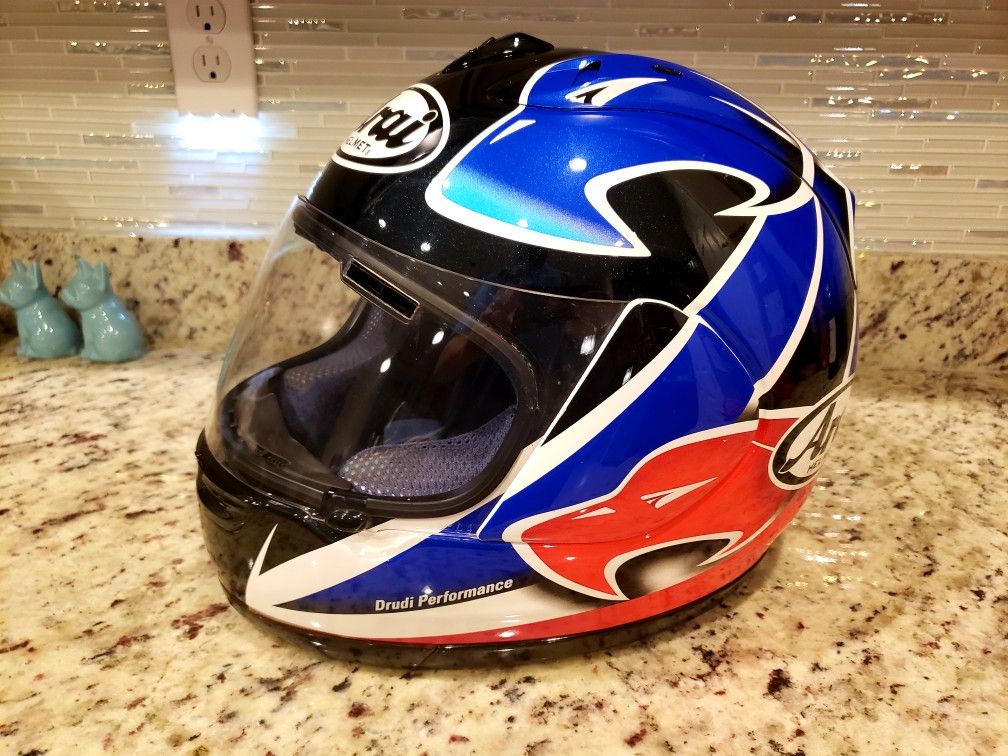 Arai Fullface Helmet Corsair RX-7 RR4 Kenny Roberts