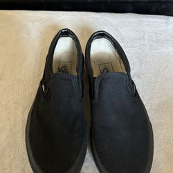 Black Slip On Vans