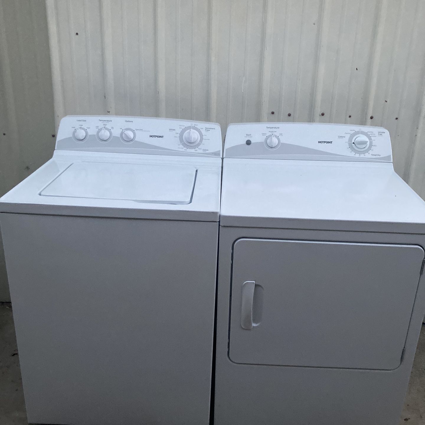 HOTPOINT. WASHER. AND. DRYER. EVERYTHING. WORKS. FINE. Lavadora Y