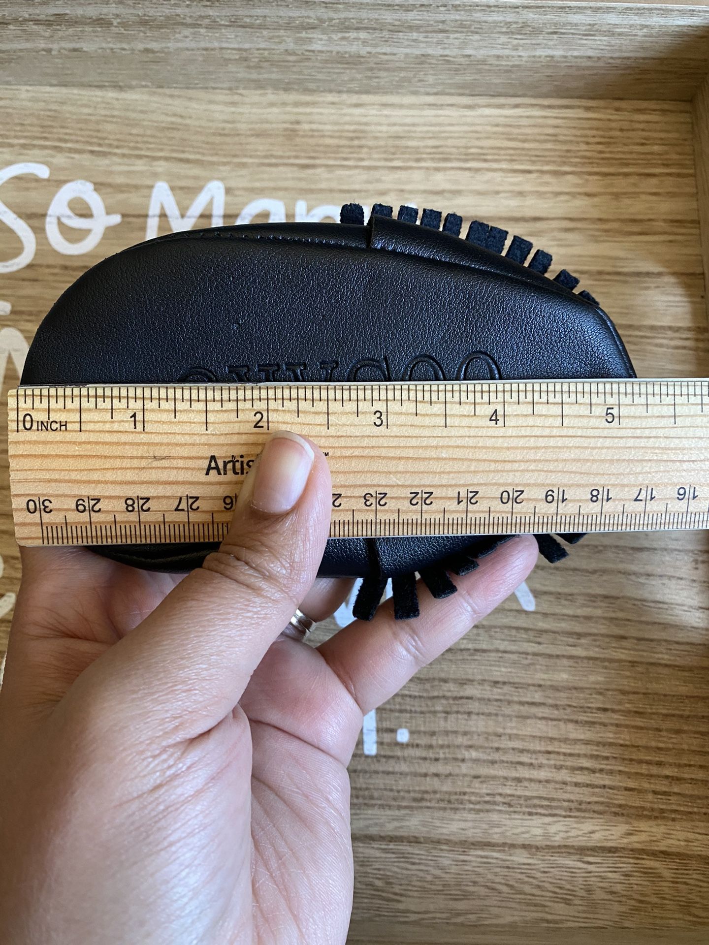 Black moccasins