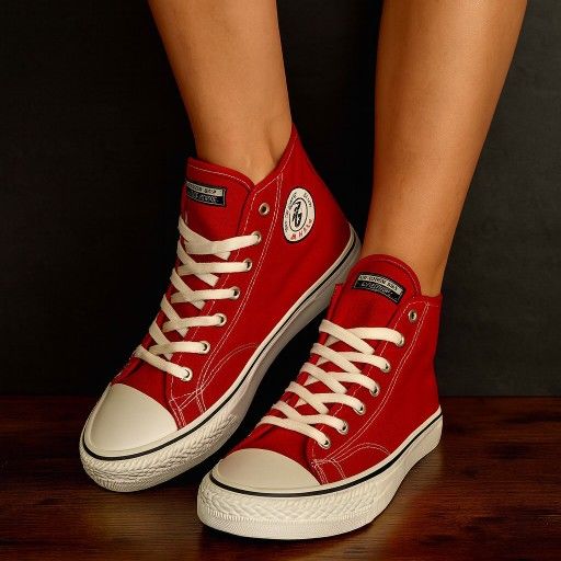 Rocawear Red High Top Sneakers Mens 8 Womens 9.5 Unisex Streetwear Shoes