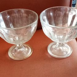 Glass Bowls Set of 2 $5.00 Each 
