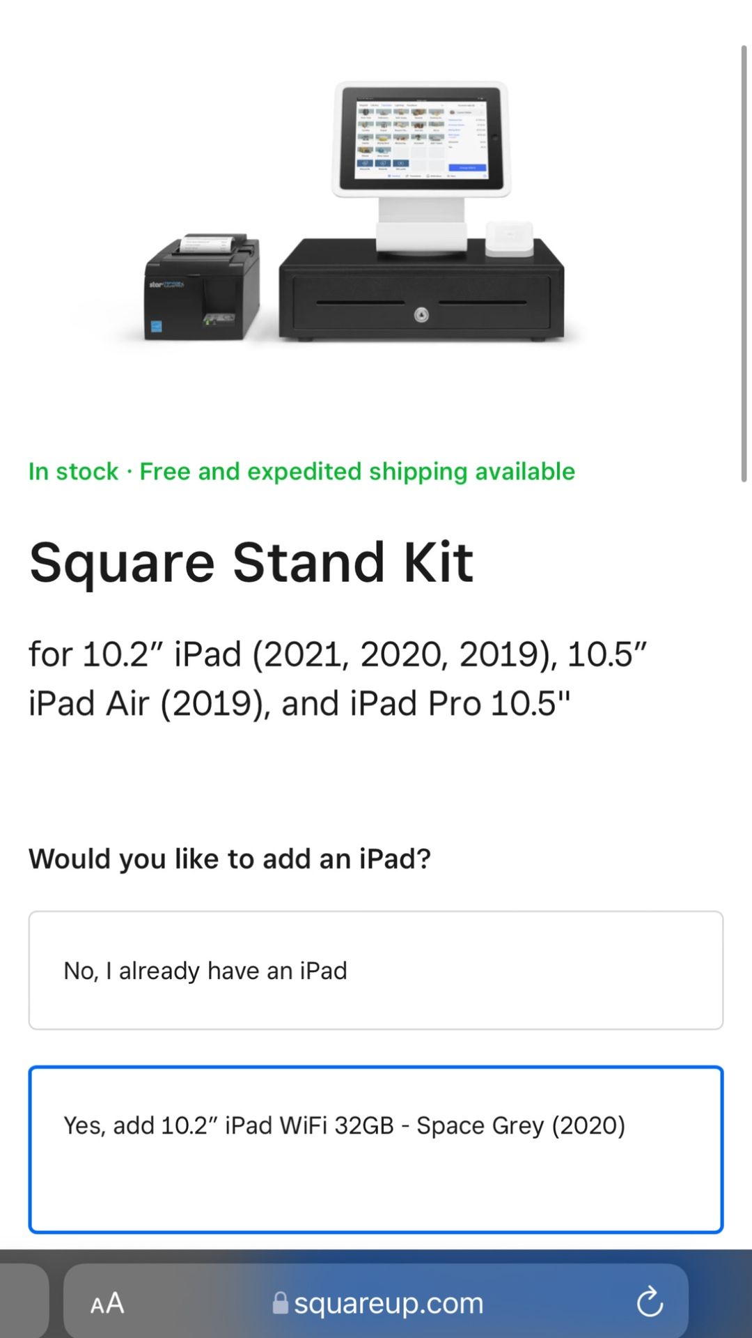 Square POS System