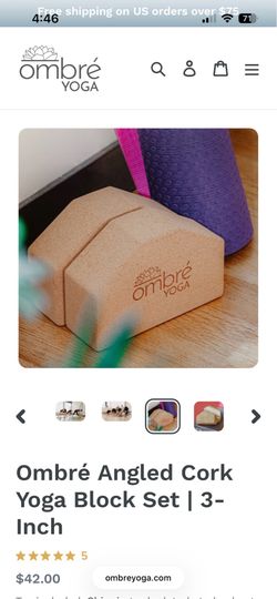 Yoga blocks by Ombré