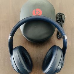 Genuine Beats Studio 3 Wireless Headphones - Navy Blue