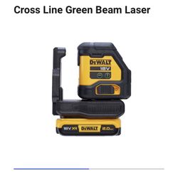 20V Green Cross Line Laser Level (Tool-Only)