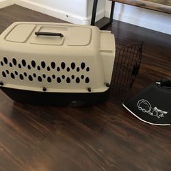 Dog crate & Comfy Cone Used Once