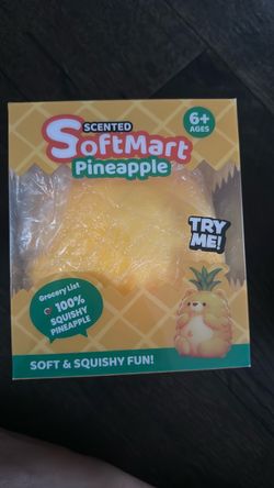 Scented Pine-Apple Squishy Fun Toy for Adults WORLDWIDES Slow Rising Foam, Stretchy & Squeezable, Pineapple Scented, Stress Relief Toy