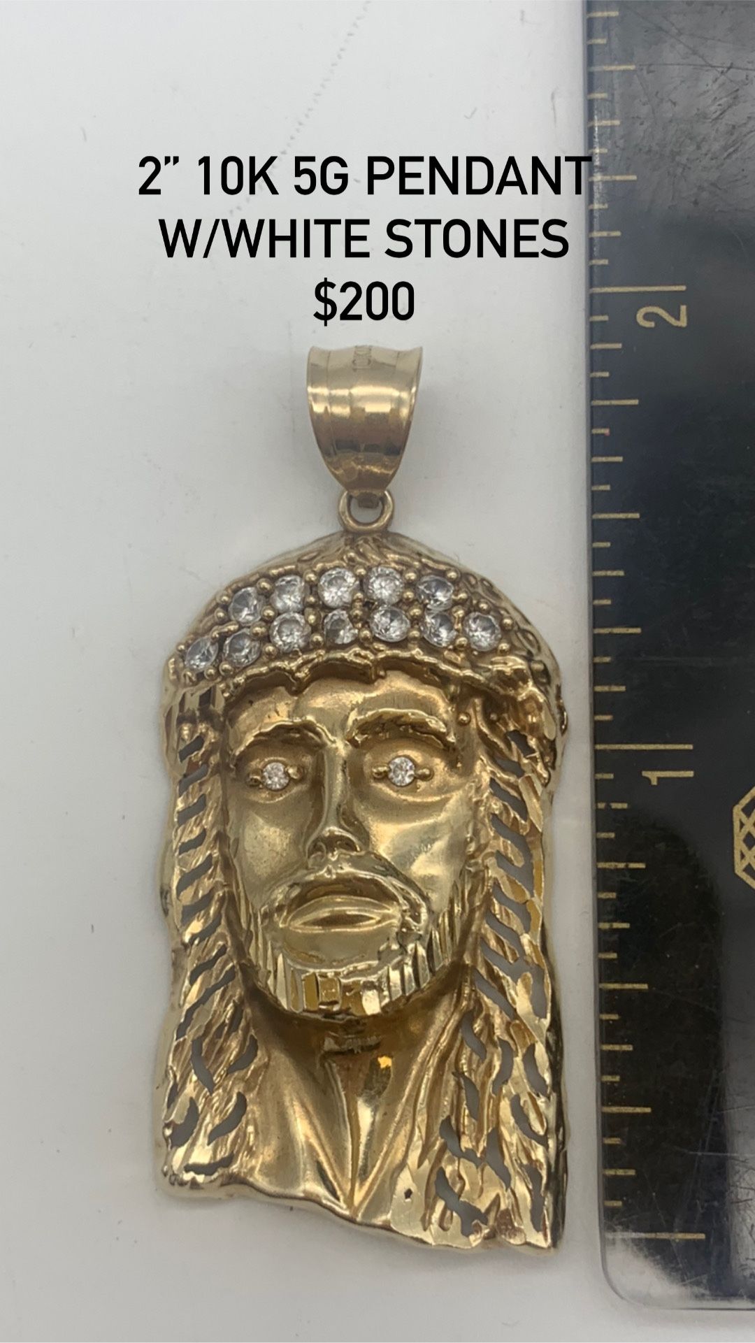 2” Gold Jesus Pendant #22138 for Sale in Glendale, AZ - OfferUp