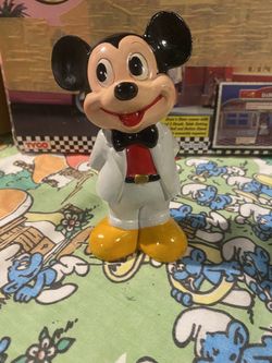 Vintage Mickey Mouse Piggy Bank