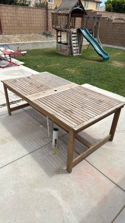 Outdoor Wooden Table