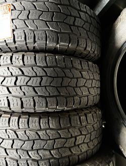 4 USED LT 26570R18 COOPER AII TERRAIN tires for $350 installed and balance. 265 70 18 265 70 R 18 26570R18 265/70/18 265/70/ R18 Texas Extreme Tire
