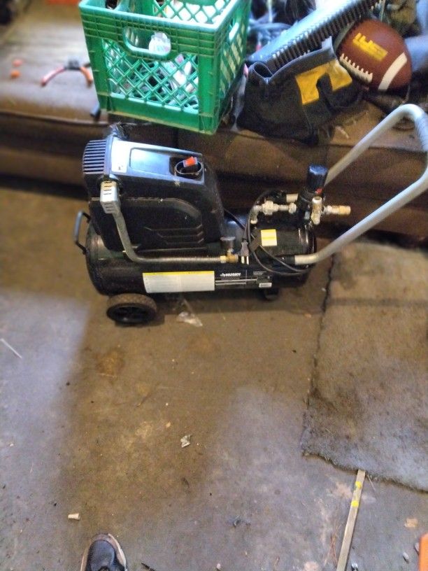 Husky Air Compressor New Regulator Double Setup