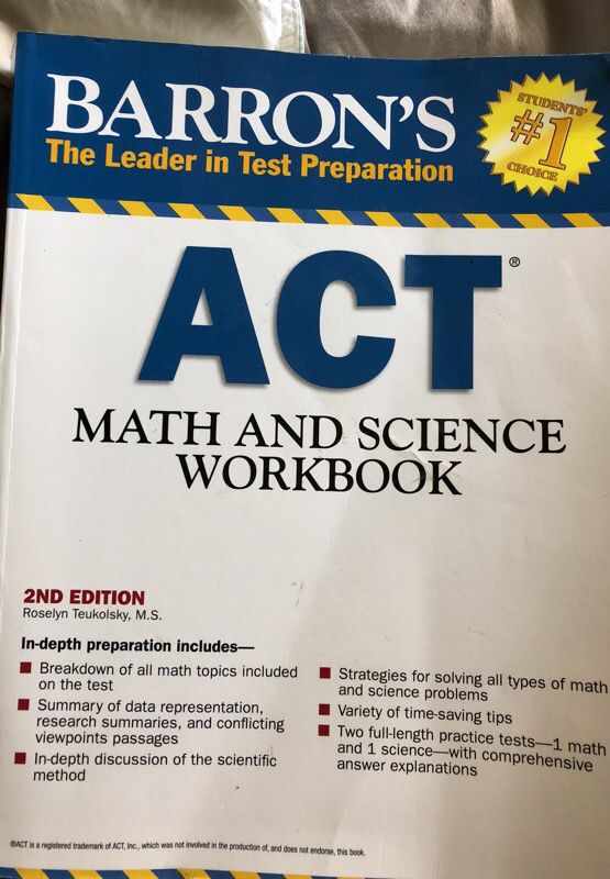 ACT Math and Science Workbook