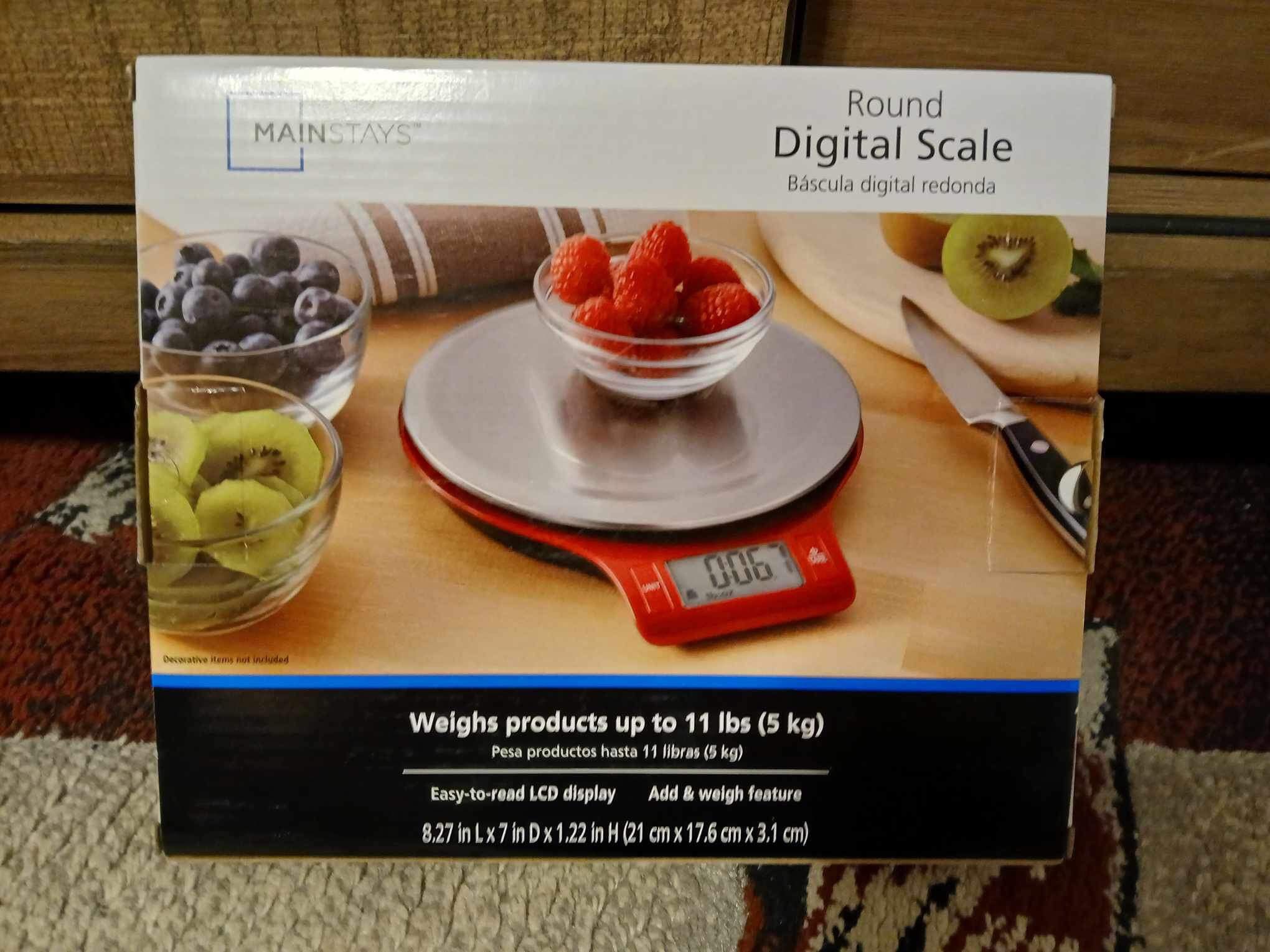 New Round Digital Scale 