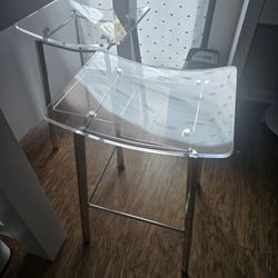 Acrylic stools set of 2