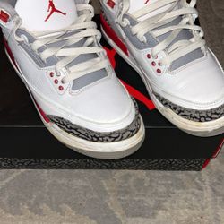 jordan 3 fire red size 7