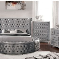 4 PC BEDROOM SET NEW IN BOX (MATTRESS AND CHEST SOLD SEPARATELY)