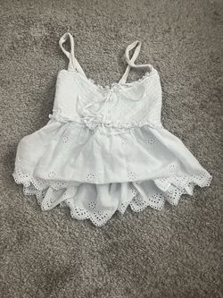 white American eagle baby doll top