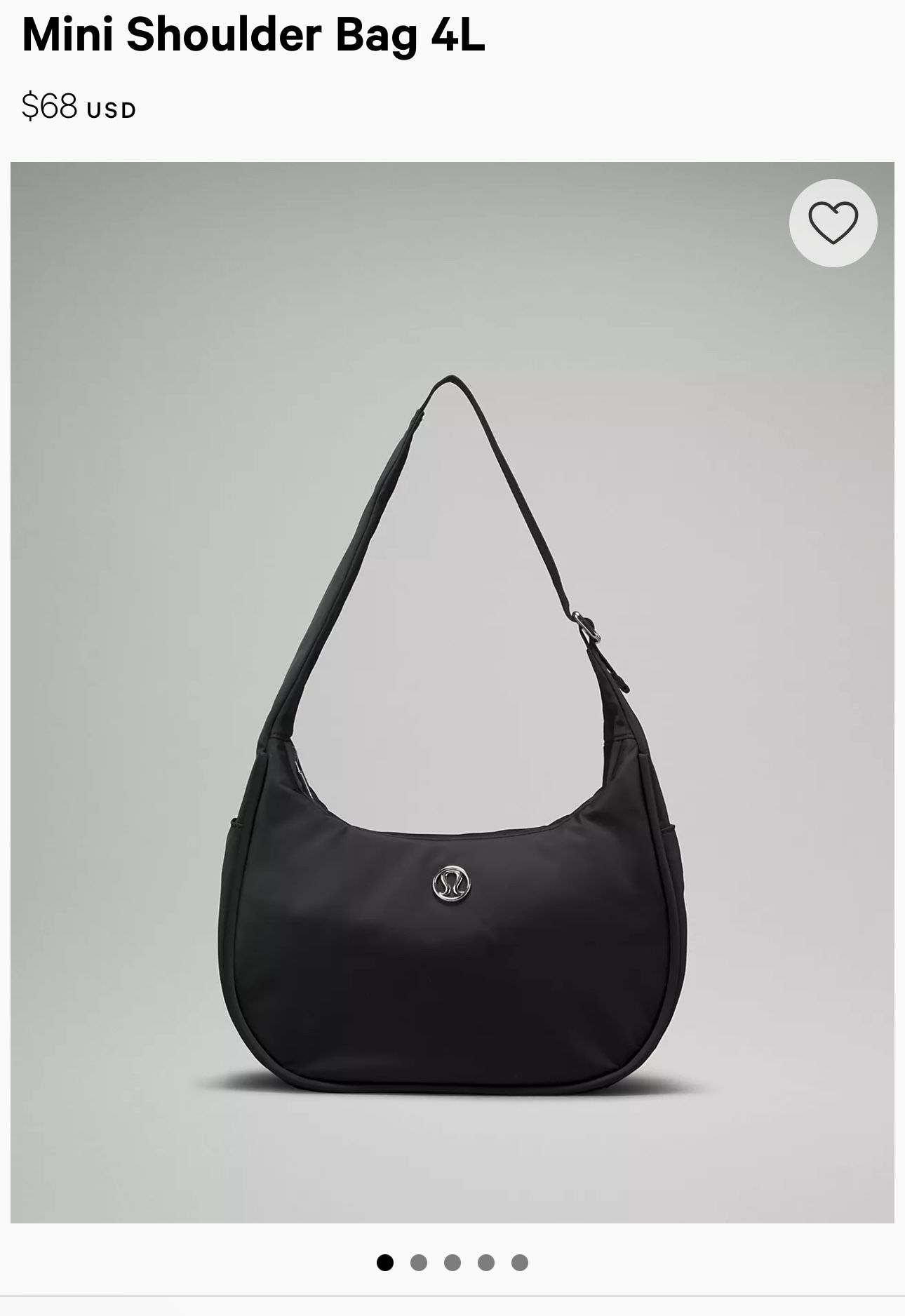 Lululemon mini Shoulder Bag 4L