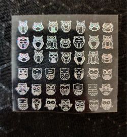 Holo Foil Owl Stickers!