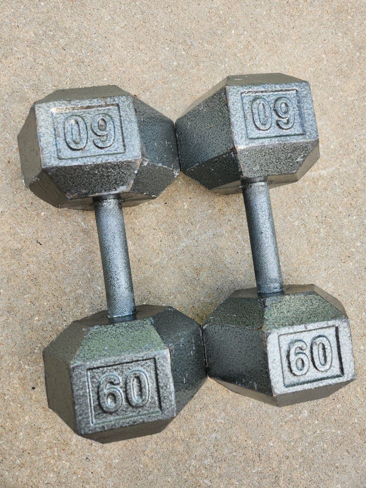 Iron Hex Dumbbell Pair 60s