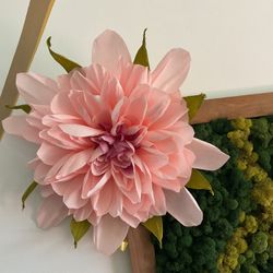 Italian Crepe Paper Flowers, Large Dahlias, Great For Party Or Wall Decor!