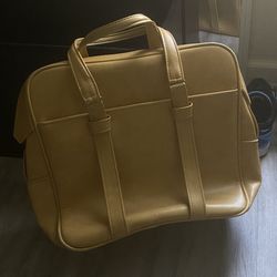 Vintage Leather Samsonite Carry Bag