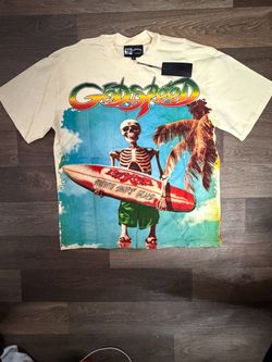 Godspeed Skeleton Surf Graphic T-Shirt