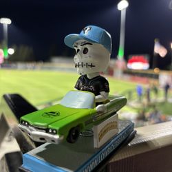 Visalia Baseball Lowrider Sugarskull Bobblehead 