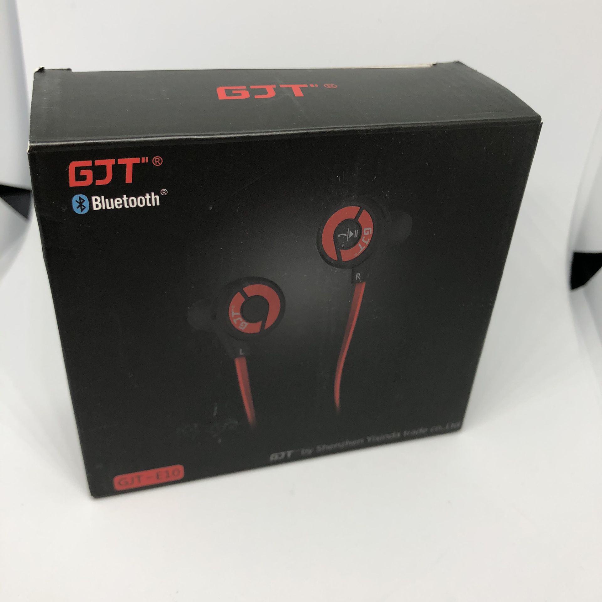 GJT Bluetooth Headphones V4.1 Wireless Sports Earphones with Mic Headset GREY