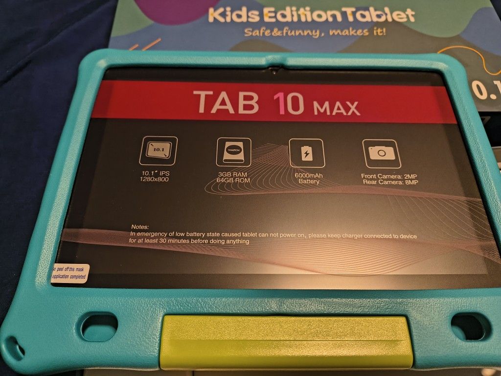 Brand New Kids Tablet With Case & Nice Camera