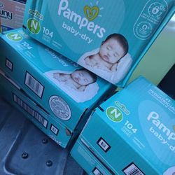 Diapers/ Pampers Sale $20 A Case
