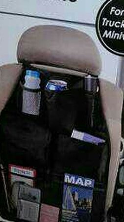 Auto Seat Organizer * for cars, trucks, minivans * Brand New!