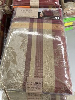 Thanksgiving tablecloth  60x120   And 60x 102