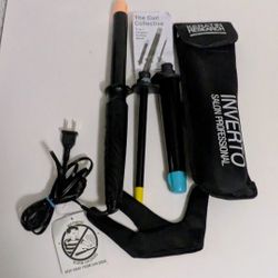 Conair Curl Collective 3 In 1 Black Curling Iron Set Interchangeable Barrels