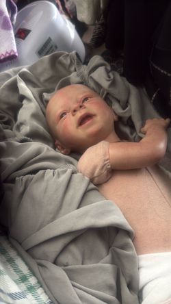 Reborn baby very realistic feels real weighted