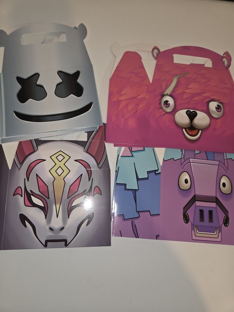 Fortnite Gift/treat Boxes Set Of 20 NEW