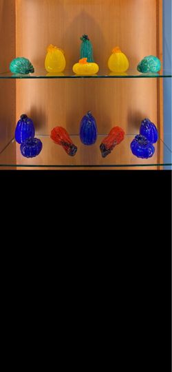 Hand Blown Glass Pumpkins & Gourds $22 Each Or 3 Or More For $20 Each