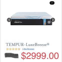King Queen Size Tempurpedic ProAdapt,  ProBreeze,  LuxeBreeze Mattress  Pro Breeze /Luxe Adapt /Pro Adapt /Adapt /cloud /Tempur pedic contour Supreme 