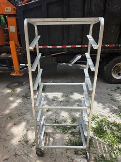 Winholt Commercial Aluminum Rolling Sheet Pan / Platter Rack – Mobile