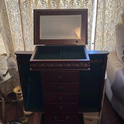 Wooden Jewelry Box/ Storage  