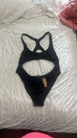 Skims Monokini in black