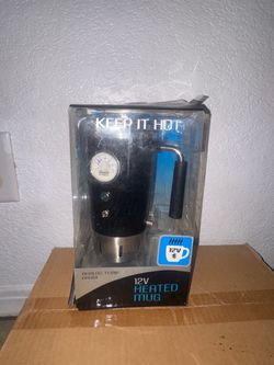 New keep it hot heated coffee mug