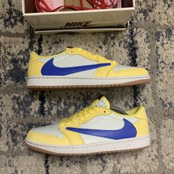 Jordan 1 Travis Scott Canary Size 11.5M