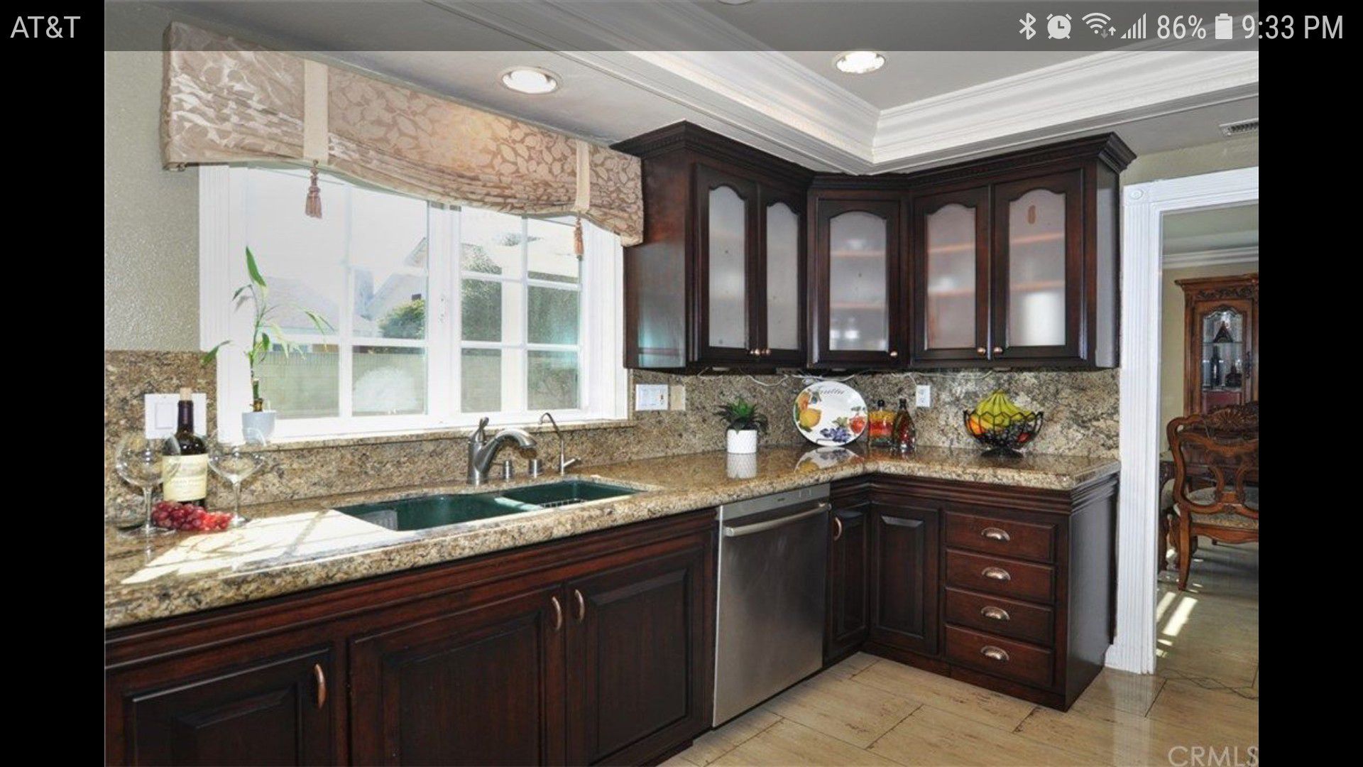 Kitchen cabinets and granite countertops
