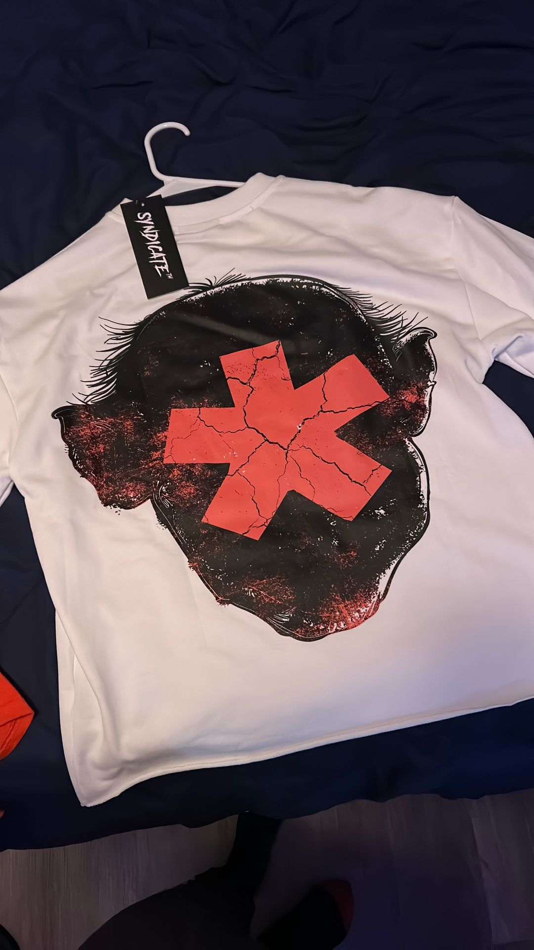 Graphic Head Cropped Tee -Long Sleeve size small