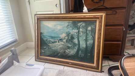 Large vintage painting