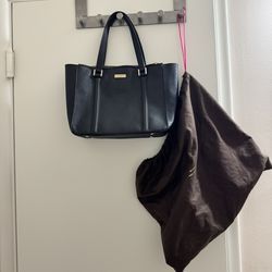 Kate Spade New York Black Saffiano Leather Tote Bag